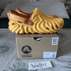 Crocs Salehe Bembury Pollex Clog Yellow/Orange Adjustable Strap NIB US 9 — photo 2