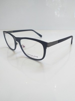 Neu Charles Stone NY49 Vollrand Schwarz Brille Brillengestell