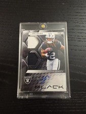 2025 Panini Black - Rookie Signature Materials Ashton Jeanty #RSM-AJY /149 RC AU