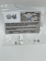 1 Carat 14K White Gold Round Shape IGI Certified LAB GROWN Diamond Stud Earrings