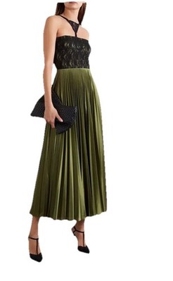 christopher kane green dress Christopher Kane Double Safety Belt Wool Green Mint Dress – Runway Catalog