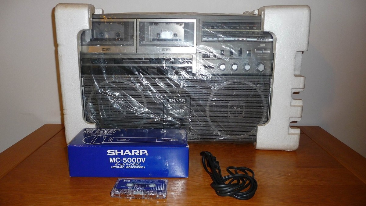 SHARP GF-818SB Stereo Radio Cassette Recorder | eBay