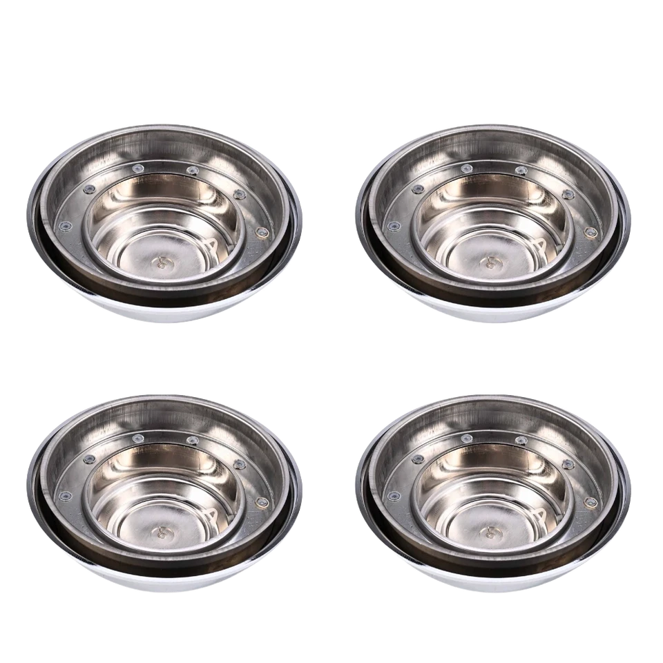 For 2006-23 Chrysler 300 Dodge Charger 4 Chrome Center Wheel Cover Cap - Image 2 of 4