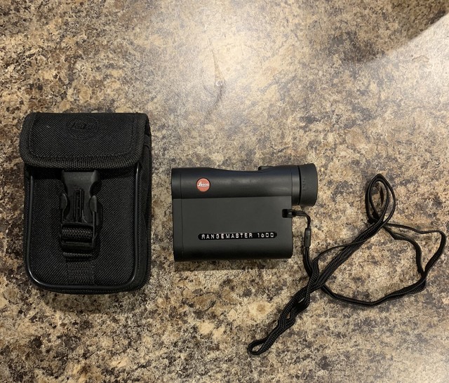 Leica Rangemaster LRF 1200 Scan Laser Rangefinder With Case and Manual