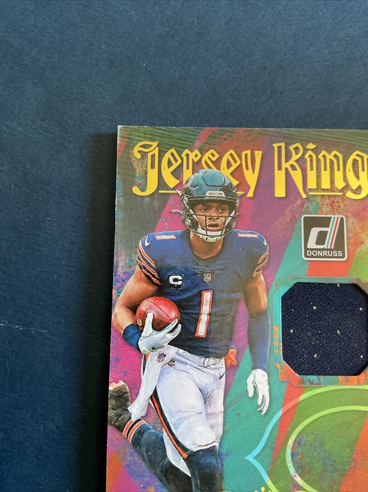 2023 JUSTIN FIELDS PANINI DONRUSS JERSEY KINGS # 321/399 - Image 3 of 4
