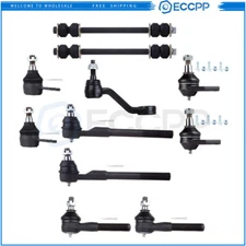 11x Front Ball Joints Sway Bar Tie Rod End Suspension For 2000-01 Dodge Ram 1500