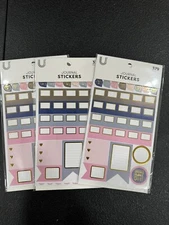 journal stickers 6 Sheets 379 Stickers( Lot Of 2)