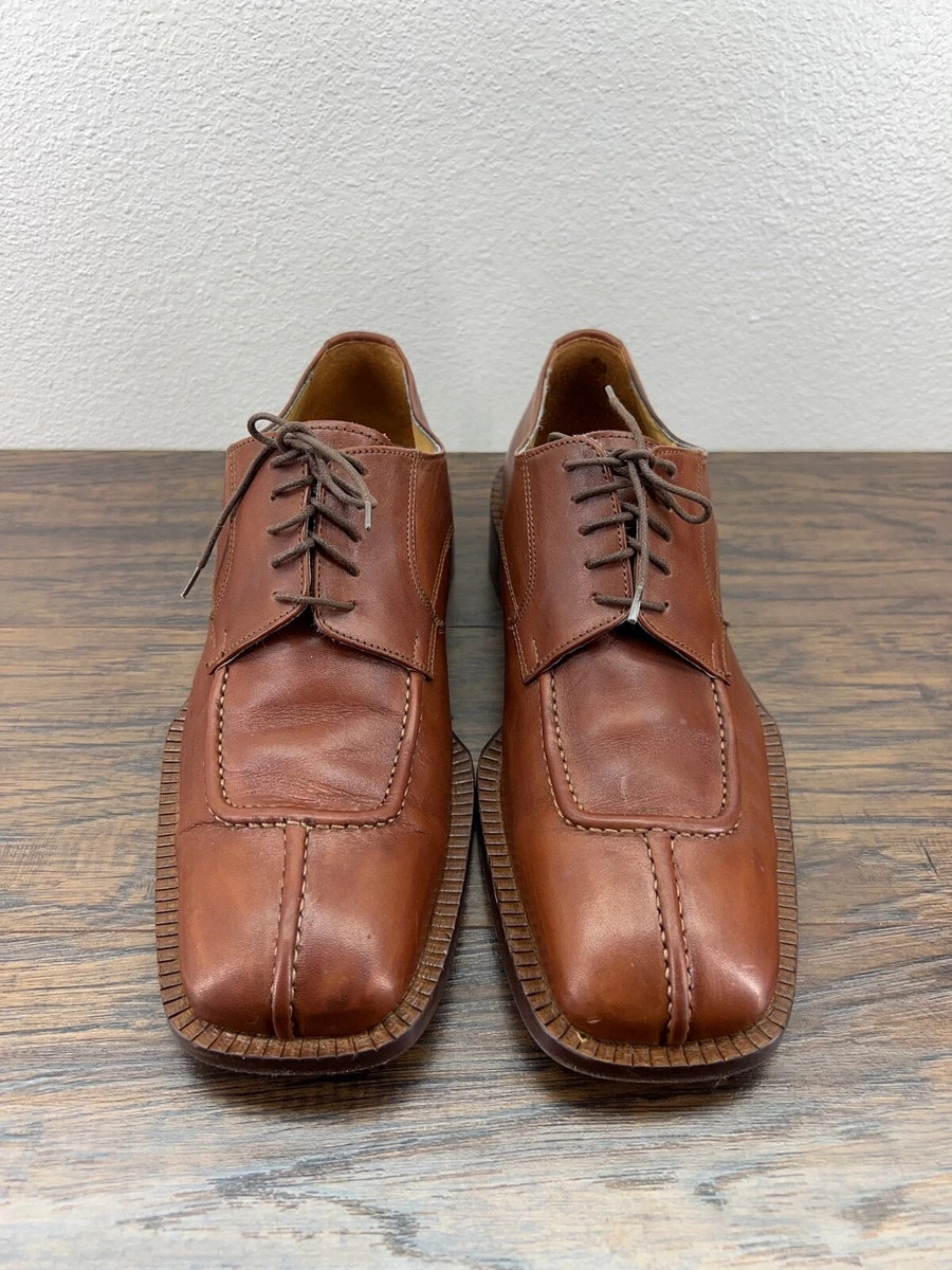 Nando Orsini Mens Shoes Size 10 EU 43 Italian Leather Brown
