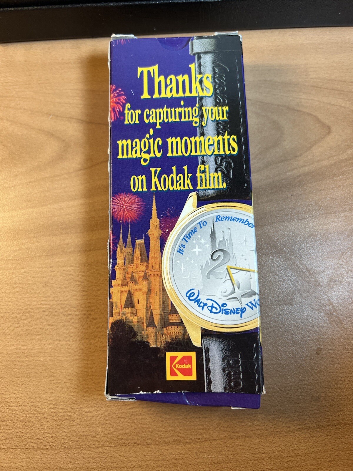 Vintage 1997 Walt Disney World 25th Anniversary Watch KODAK Promo