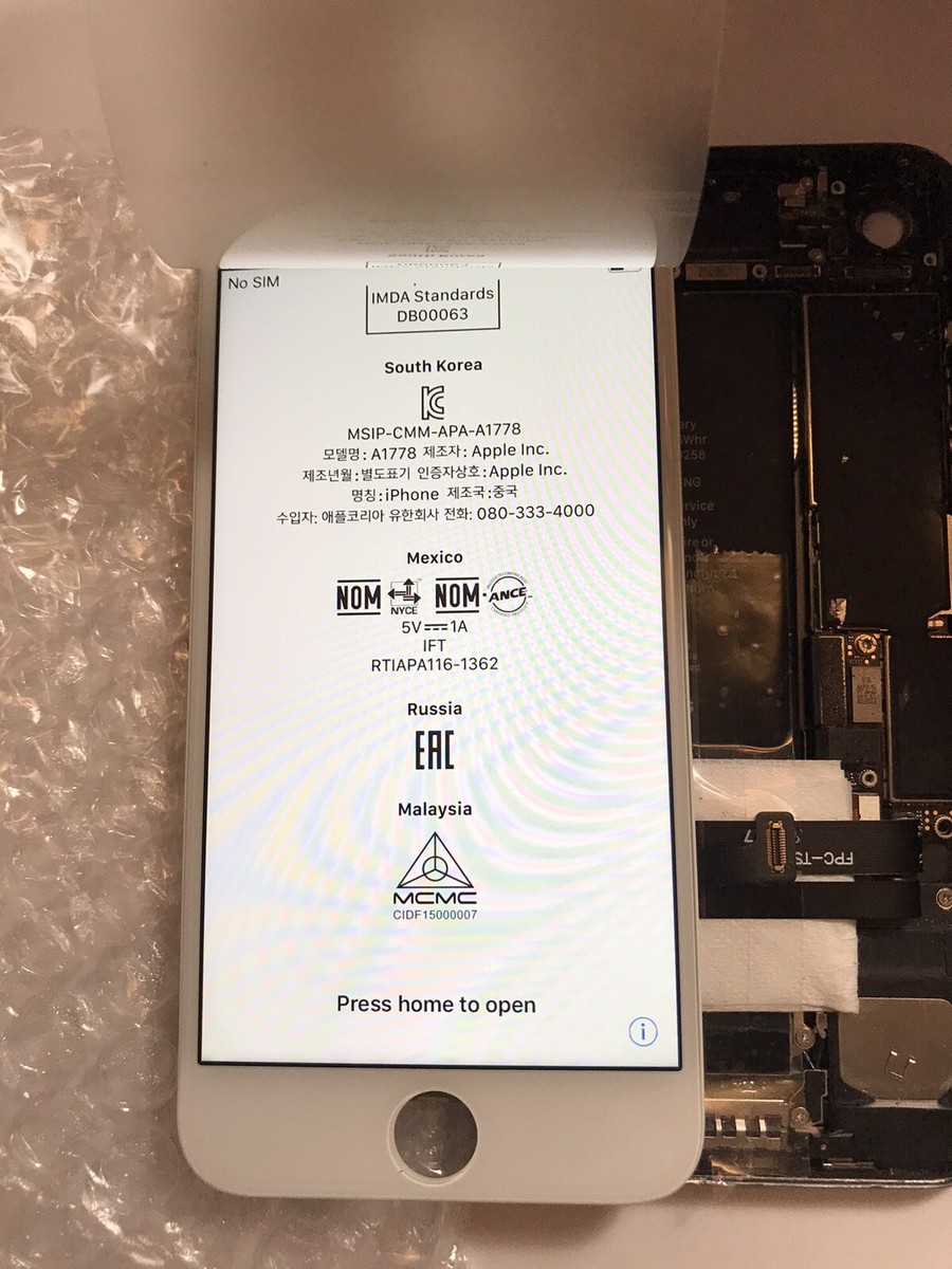 Apple IPhone 7 OEM LCD Display Screen Original White 821-01057-01