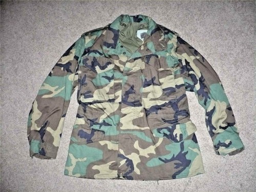 Military BDU Small Short Field Jacket Coat Camo Camouflage US Army MenBoys #120a - 第 1/1 張圖片