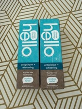 Hello Antiplaque Whitening Fluoride Free Toothpaste 4.7 oz 2 Pack