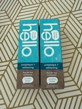 Hello Antiplaque + Whitening Fluoride Free Toothpaste 4.7 oz 2 Pack