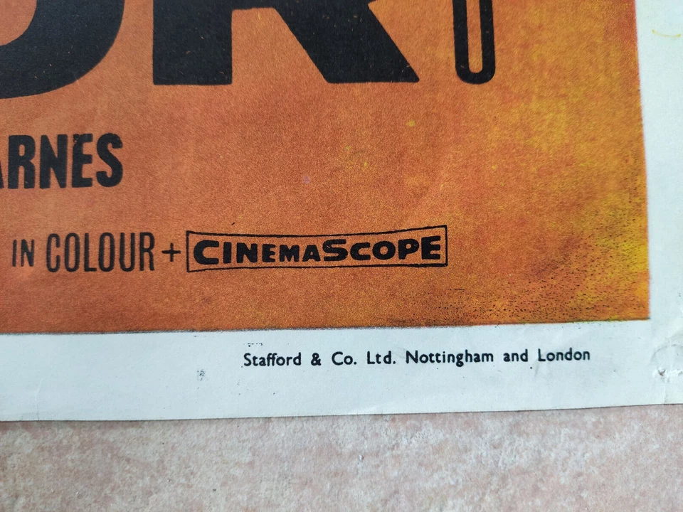 Winnetou I Doppelplakat Lex Barker Pierre Brice Mario Adorf Karl May aus England - Bild 2 von 3