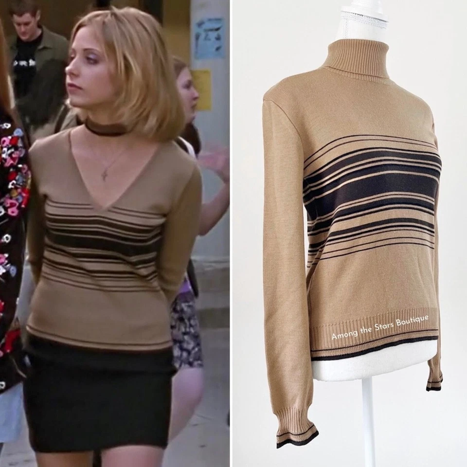 Suéter D&G Vintage Años 90 Extremadamente Raro Alt. ASO Buffy The Vampire Slayer Foto 2 de 4