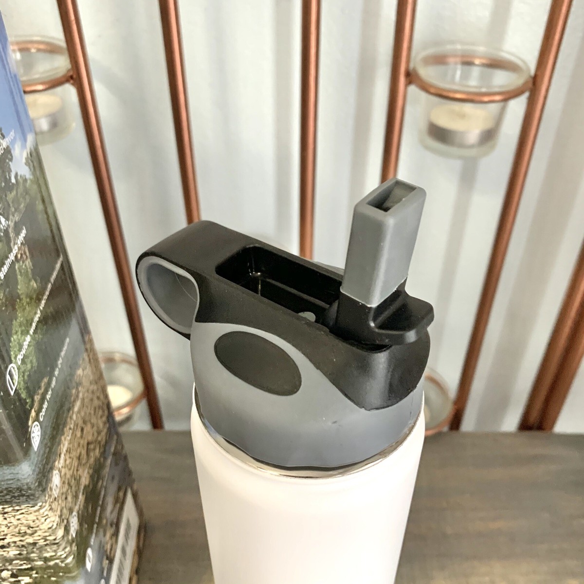 Sucforst White Vacuum Insulated 24oz 18/8 Stainless Steel Water - Main Image