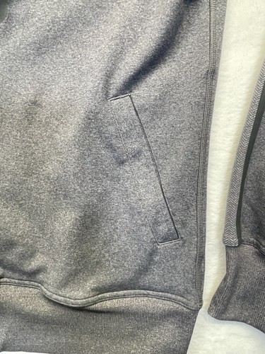 Lululemon Kung Fu Jacket II Men M Heathered Dark Slate Luon w herringbone accent - Picture 5 of 20