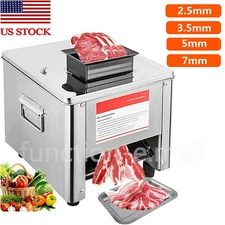 Upgraded Meat Cutter Commercial Electric Meat Slicer Shredded Cutting Machine US