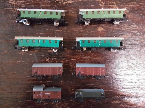 🚂 Juego de remolques y vagones de mercancías de modelismo ferroviario - escala N - Imagen 2 de 5