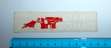 VINTAGE STICKER STICKER CAR MOTORCYCLE TUNING GIANNI GOMME