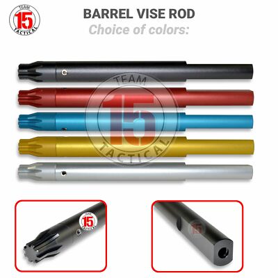 Barrel Vise Rod 963 Upper Rec Armorer Tool Gunsmith Black Red Blue Gold Silver