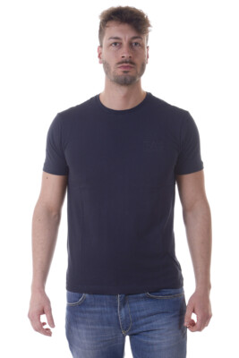 Emporio Armani EA7 Cotton Sweatshirt Men's Blue T Shirt 3YPTB0PJ48Z 1578