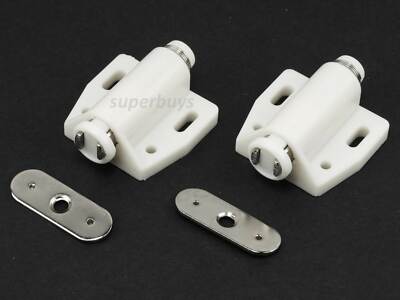 Magnetic Touch Latch, 2 Pack Cabinet Push Open Double Magnetic