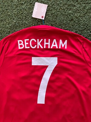 Umbro England シャツ BECKHAM 7 Umbro England Men's Away Jersey 2010 Legend Beckham #7 - Red | eBay