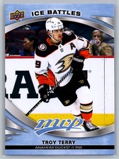 Troy Terry 2023-24 Upper Deck MVP Ice Battles HOCKEY #209 Anaheim Ducks SP