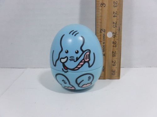 Weebles Wobble 2" Elefant bedruckt blau.