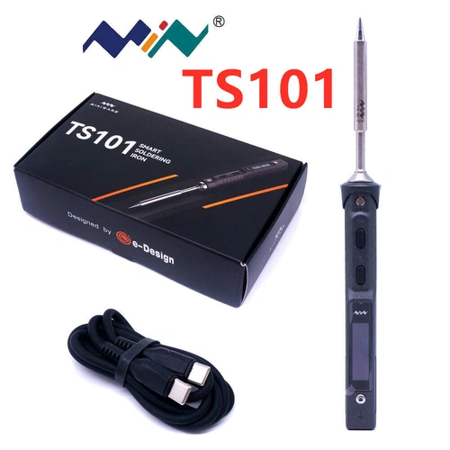 TS101 Miniware Portable Digital OLED Soldering Iron Kit PR-B2 Tip Interface