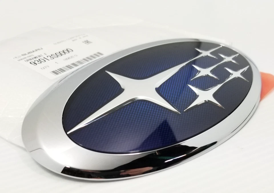 Original OEM Subaru 93013SG000 capó delantero parrilla estrella emblema insignia 14-16 Forester Foto 4 de 4