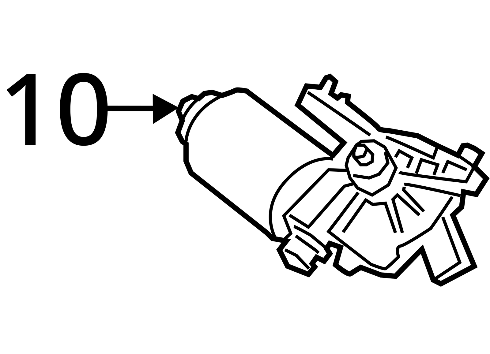 2018 Kia Soul Front Windshield Wiper Motor OEM 48K Miles (LKQ401669099