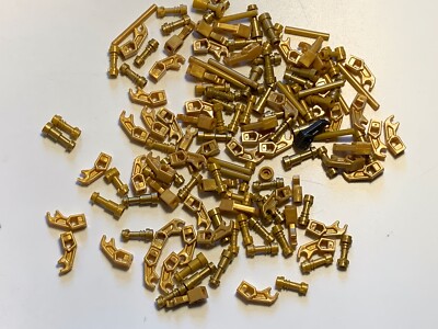 135 LEGO TEILE goldenes Konvolut MODIFIZIERT selten Griffarm NIJAGO STAR WARS