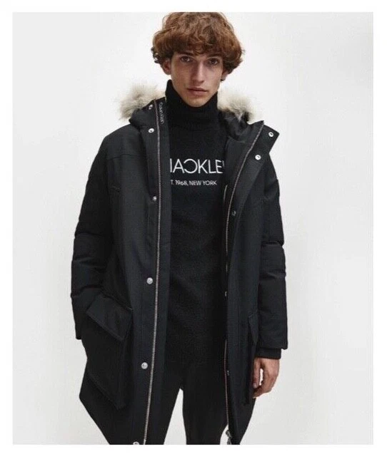 calvin klein premium canvas parka