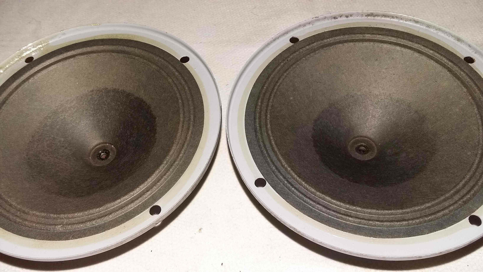 2x Schaub Lorenz Lautsprecher tweeter Alnico Magnet 11cm Goldtruhe Bali  Radio