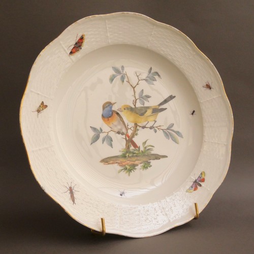 Porcelaine de Meissen - Assiette creuse - Décor Ornithologique - XVIIIe Siècle - Picture 2 of 15