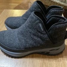 Skechers Relaxed Fit Air Cooled Arch Fit  Ankle Boots Easy Going Black