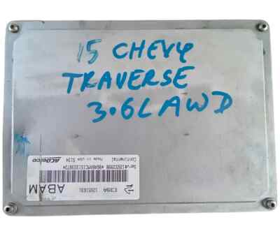 2013-2016 CHEVROLET TRAVERSE ENGINE COMPUTER CONTROL MODULE ECU ECM - 12651631
