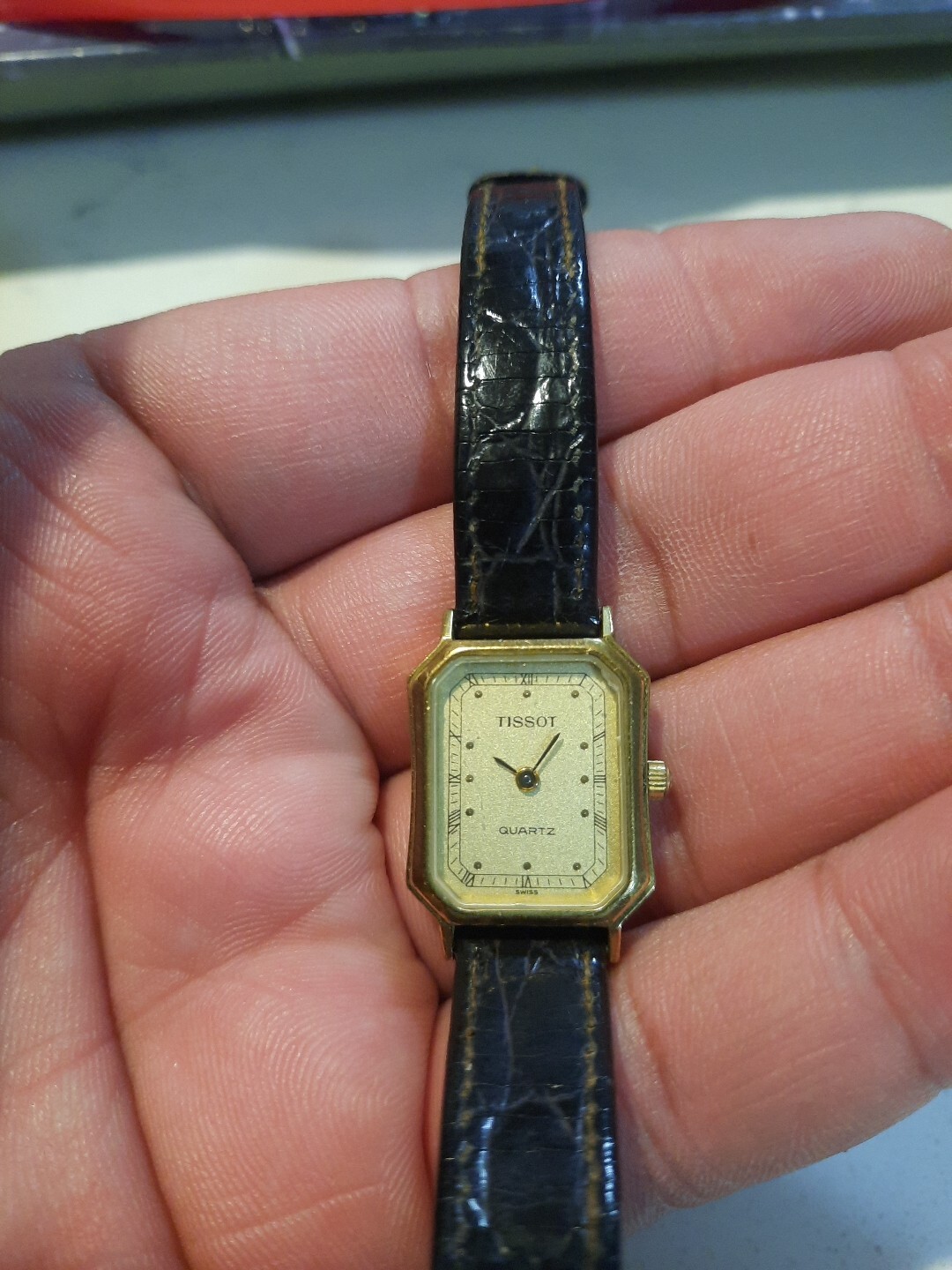 Vintage 90s Tissot Tank Watch for Women