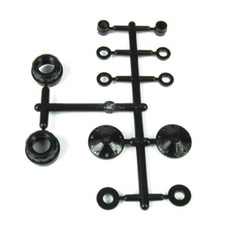 Tekno TKR6008 – Shock Shaft Guide, Piston and Bushing Set (MT/EB/ET/SCT)
