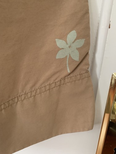 Columbia Cropped Pant S Brown Quick Dry Flower Hiking Camping Outdoor Athleisure - Picture 6 of 14