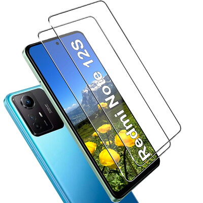 Für Redmi Note 12S Echt Glas Display Schutz Panzerfolie 9H Schutzglas - 2x