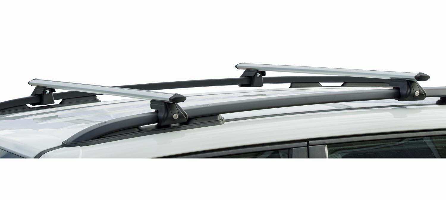 Roof box FL320L + roof rack CRV120 for Hyundai Getz Cross 5door 0611