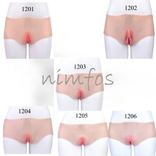 Silicone Pants Hip Lift Butt Enhancer Panty Crossdresser Fake Vagina Panties