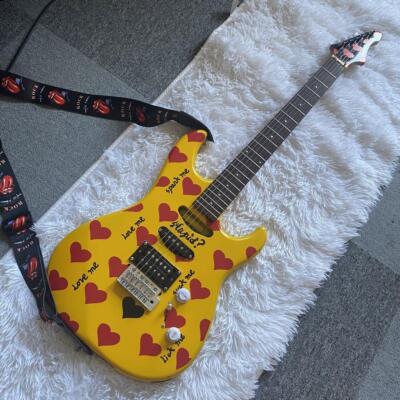 Ibanezハムバッカー搭載！ビンテージアリアプロII イエローハートギター！ Ibanezハムバッカー搭載！ビンテージアリアプロII イエロー