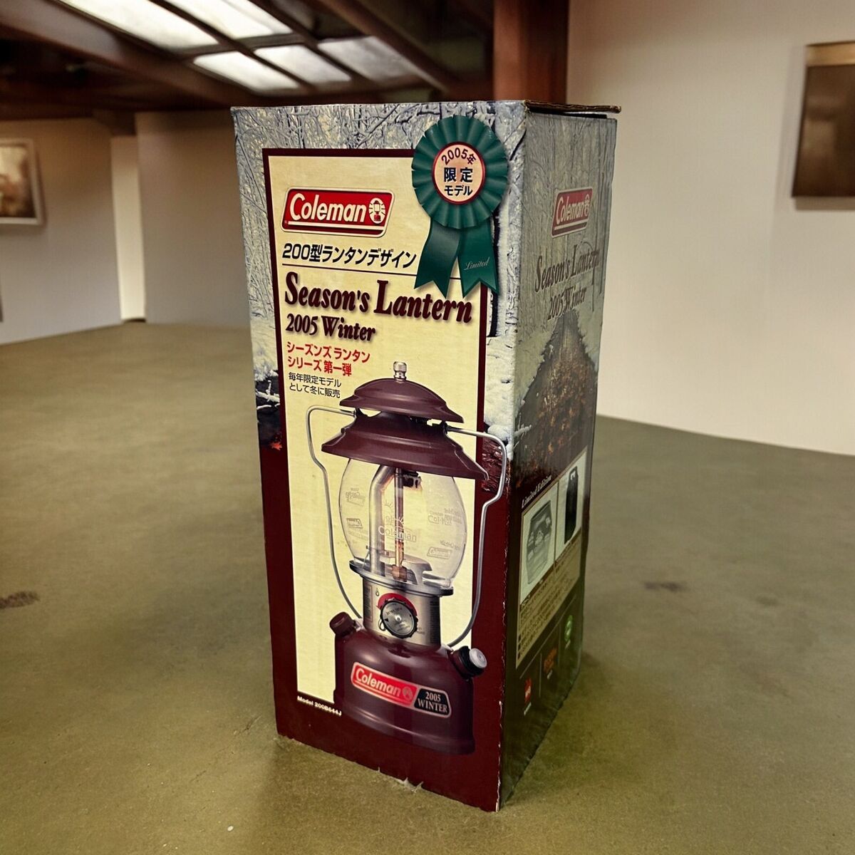 ホットマン セール winter 2005 Lantern Season's Coleman limited Unused edition ホワイトガソリンランタン