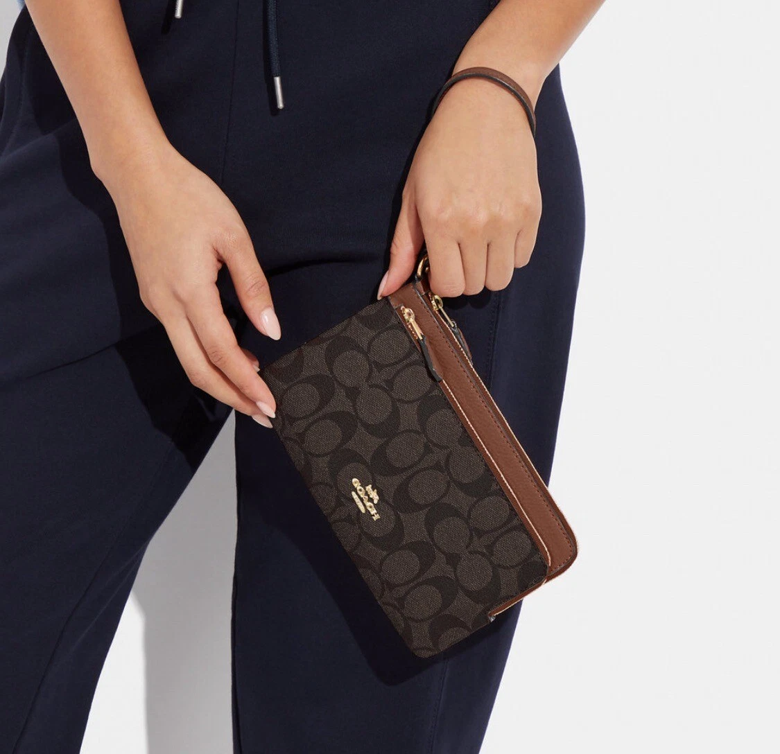 Coach phone wallet wristlet sale
