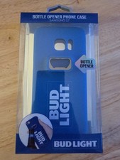 NOWE Etui na telefon Samsung S7 Bud Light z wbudowanym otwieraczem do butelek Niebieskie