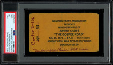 THE GOSPEL ROAD / 1973 World Premiere Movie Ticket, Johnny Cash film, PSA 1 (MK)
